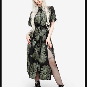 Disturbia Size US 8 / UK 12 Fern Midi Shirt Dress